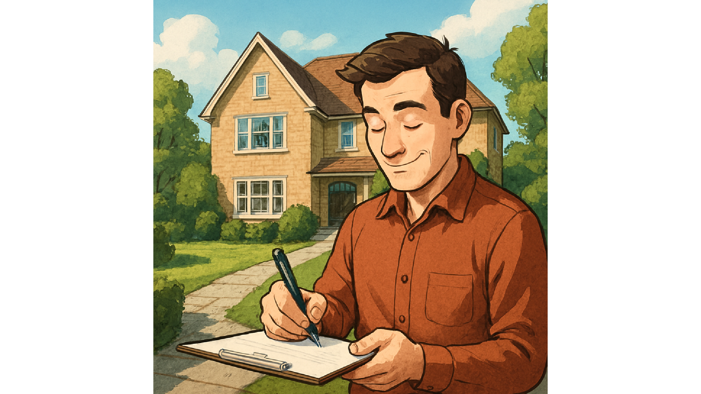 List your property and option terms